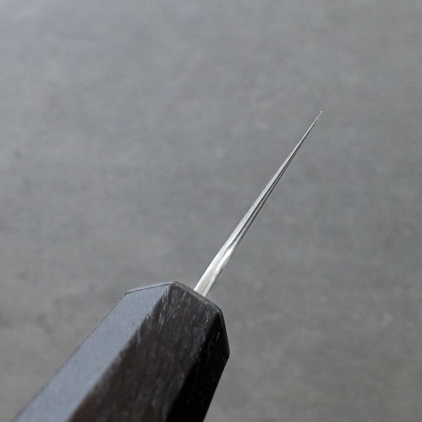 Gyuto 230mm SanMai Damascus Twist 135Cr3 Full Polish – side profile