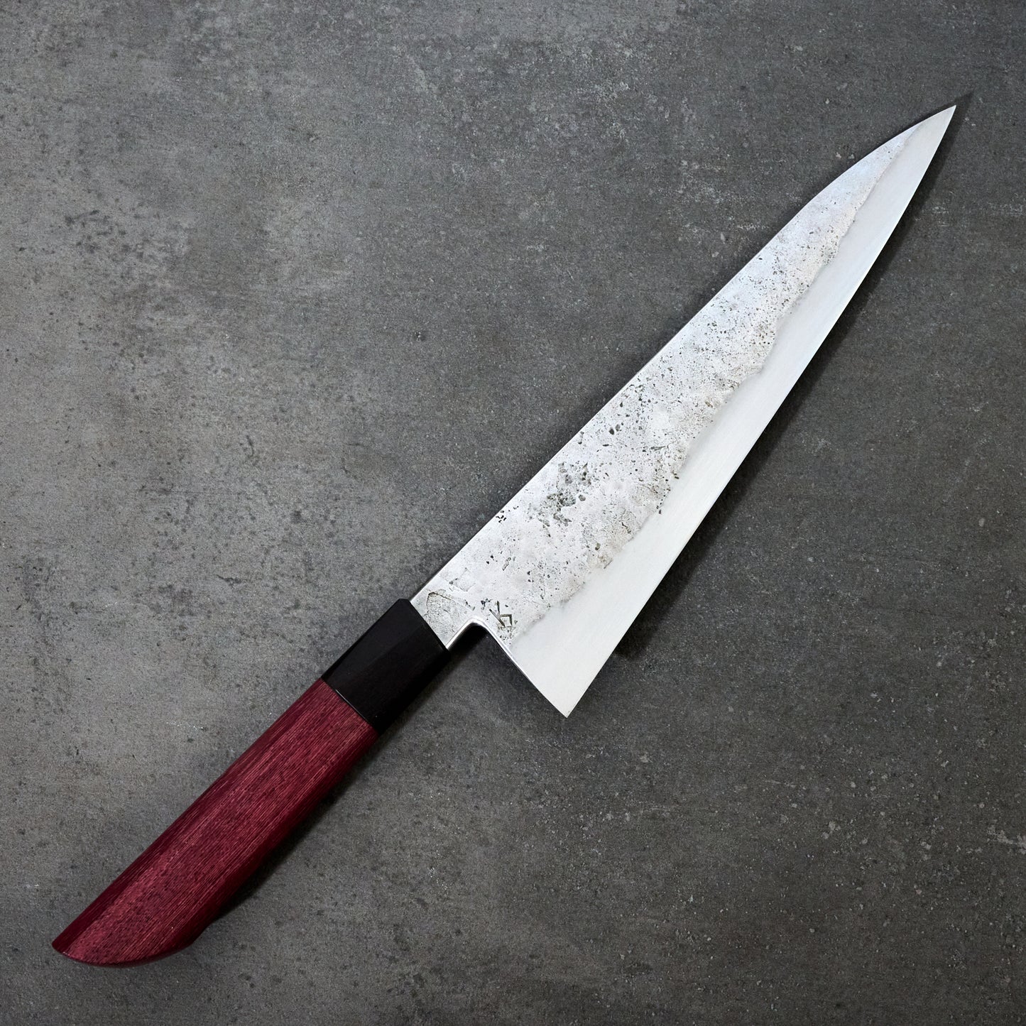 Gyuto 230mm Takedown Purple Heart & African Blackwood