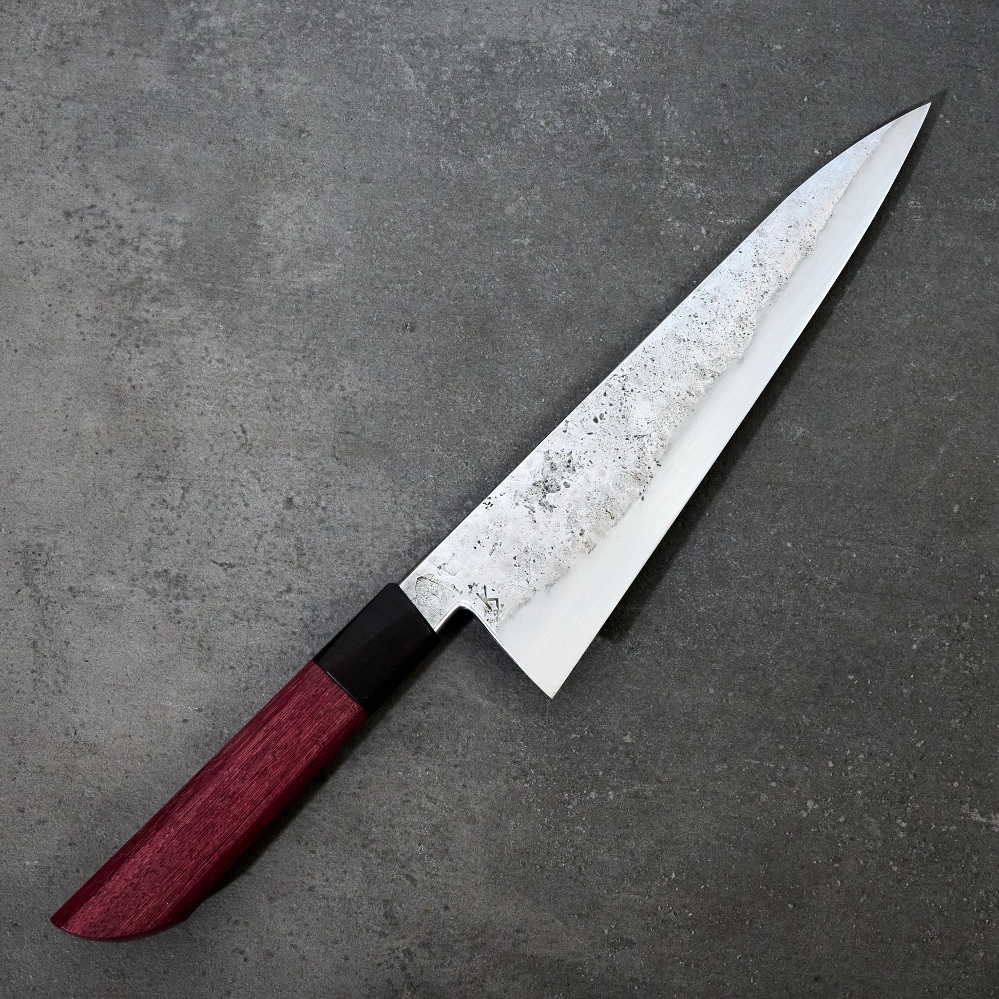 Gyuto 230mm Takedown Purple Heart & African Blackwood