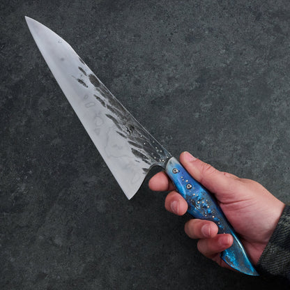 Gyuto 230mm & Pizza Cutter 90mm Honyaki 'Float Grip' Set – view 16