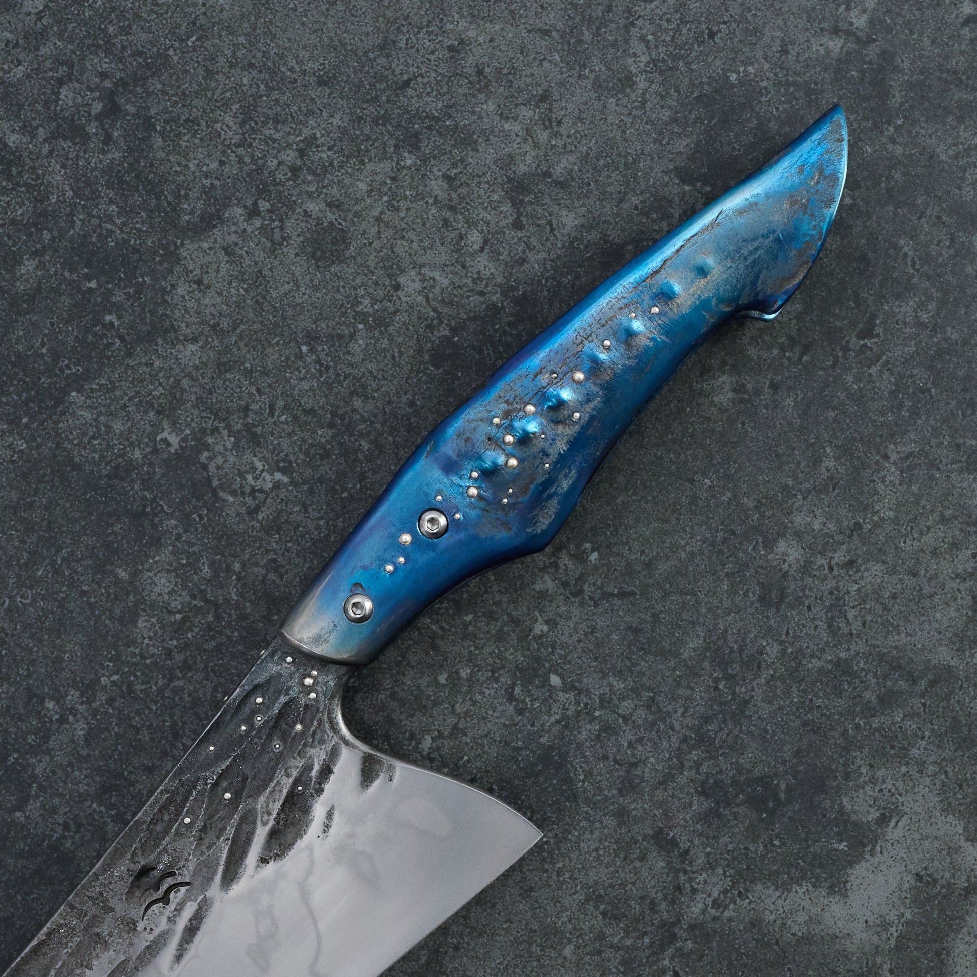 Gyuto 230mm & Pizza Cutter 90mm Honyaki 'Float Grip' Set – view 9