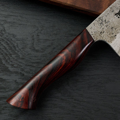 Gyuto 232mm GoMai Full Tang Ironwood – handle detail
