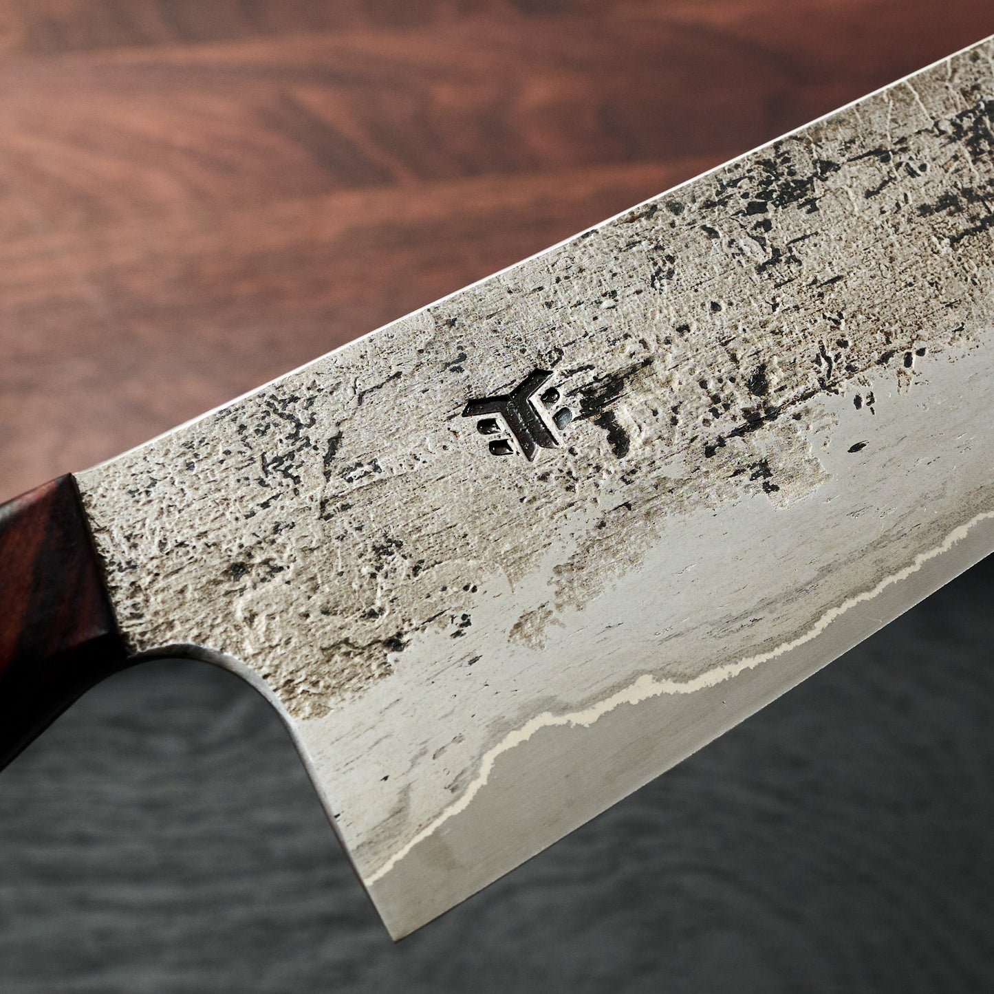 Gyuto 232mm GoMai Full Tang Ironwood – detail view