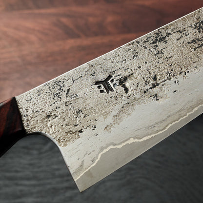 Gyuto 232mm GoMai Full Tang Ironwood – detail view