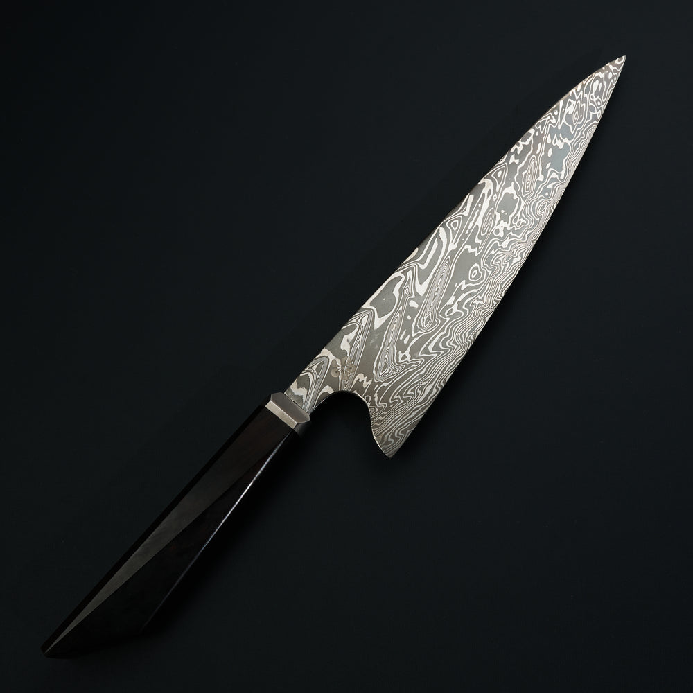 Gyuto 235mm 98-Layer Apex Ultra + ProCut Damascus Ebony & Titanium