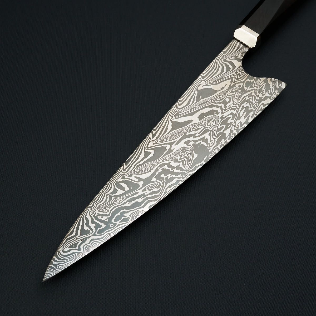 Gyuto 235mm 98-Layer Apex Ultra + ProCut Damascus Ebony & Titanium