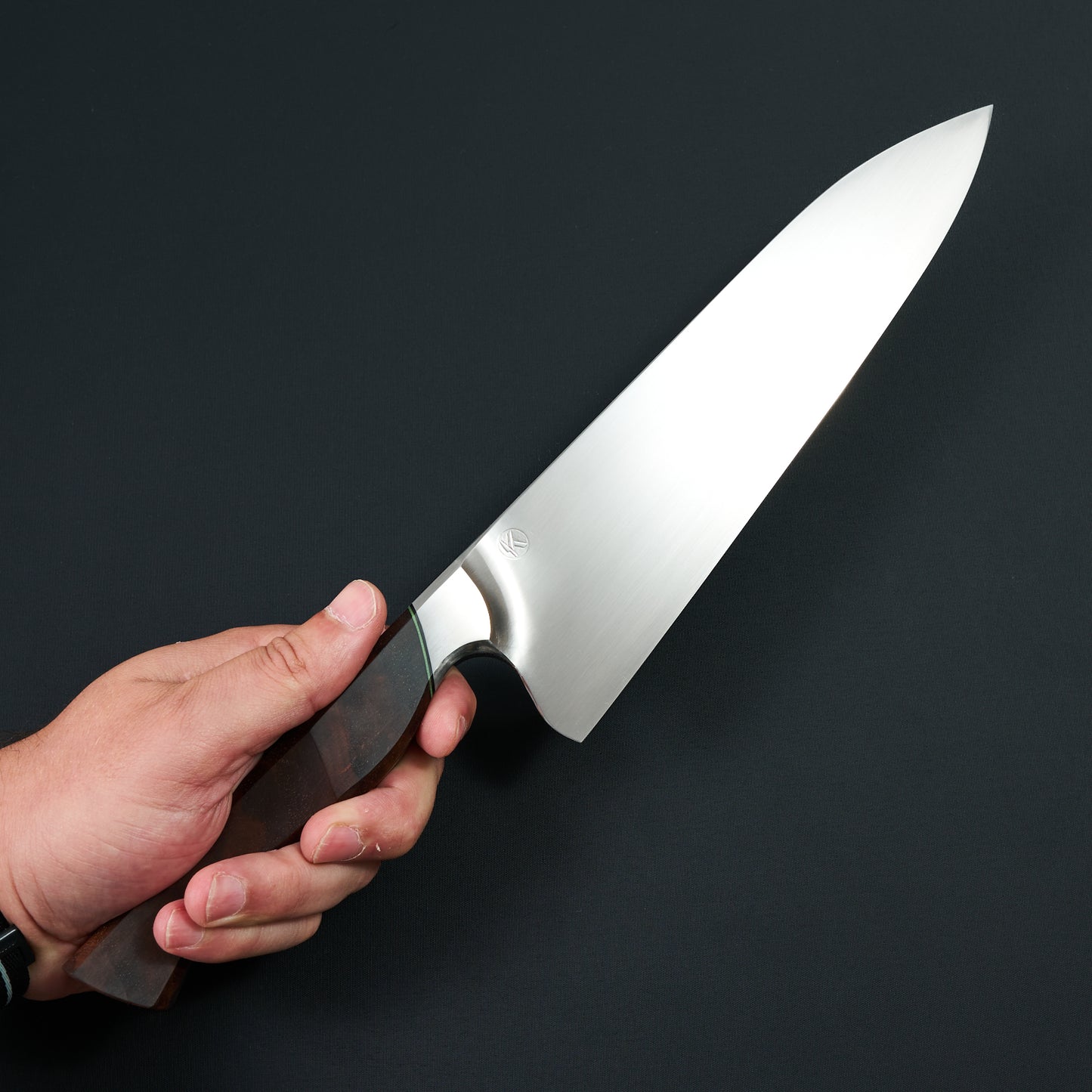Gyuto 235mm Performance Line Apex Ultra, Walnut & G10 – detail view