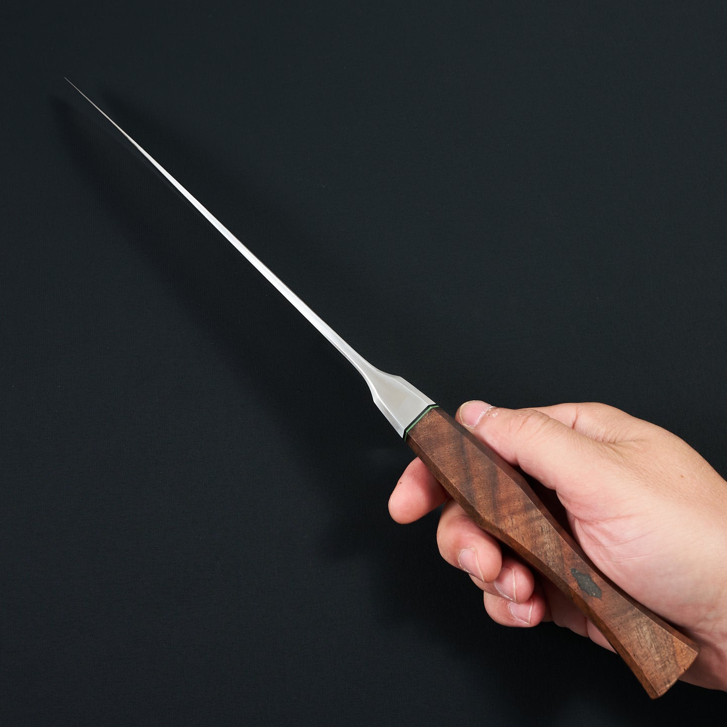 Gyuto 235mm Performance Line Apex Ultra, Walnut & G10 – side profile