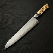 Gyuto 245mm Damascus clad 52100 SanMai Integral