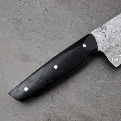 Gyuto 235mm Damascus and Apex Ultra GoMai – handle detail