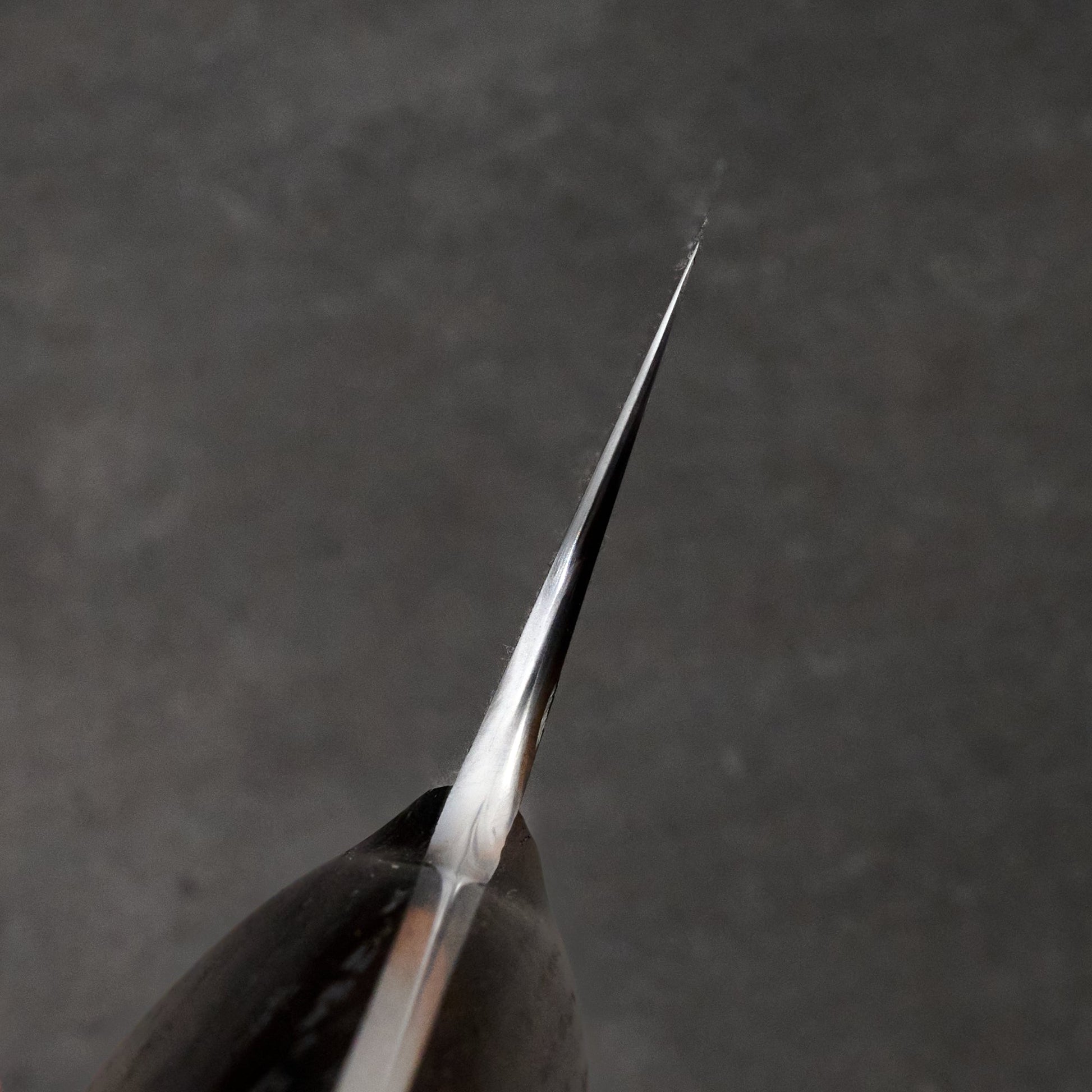 Gyuto 235mm Damascus and Apex Ultra GoMai – blade close-up