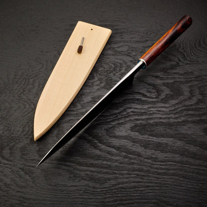 Gyuto 235mm SanMai KU 135Cr3 Kasumi Edge Band – handle detail