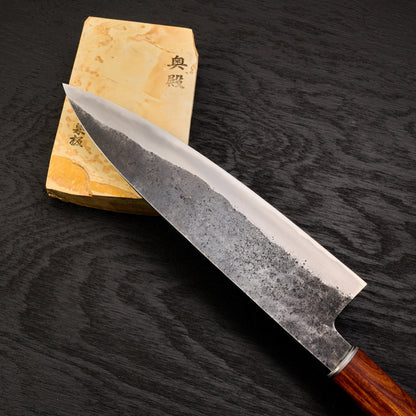 Gyuto 235mm SanMai KU 135Cr3 Kasumi Edge Band – detail view