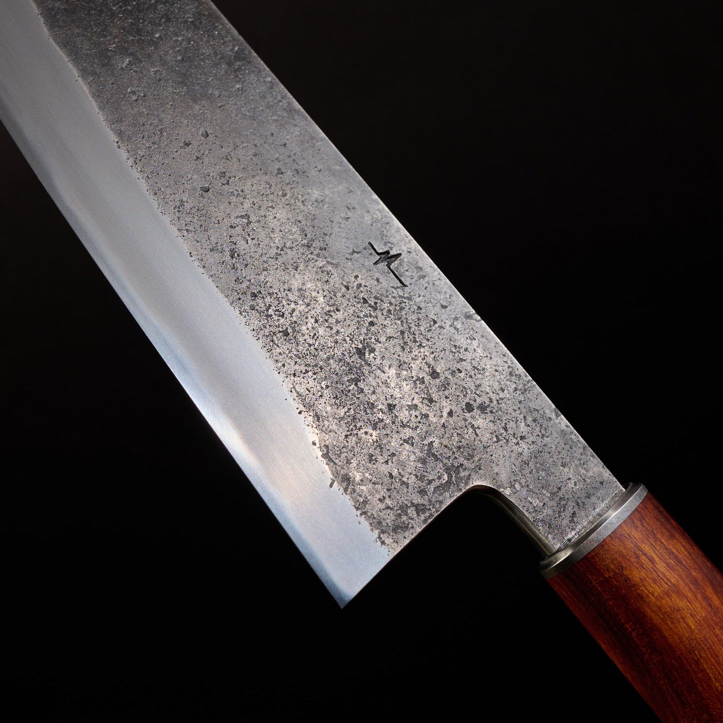Gyuto 235mm SanMai KU 135Cr3 Kasumi Edge Band – side profile
