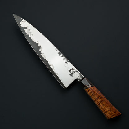Gyuto 237mm Aogami Super Stainless GoMai Ebony & Bronze Signature Series