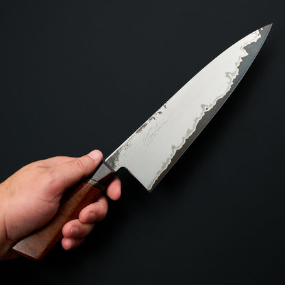 Gyuto 237mm Aogami Super Stainless GoMai Ebony & Bronze Signature Series