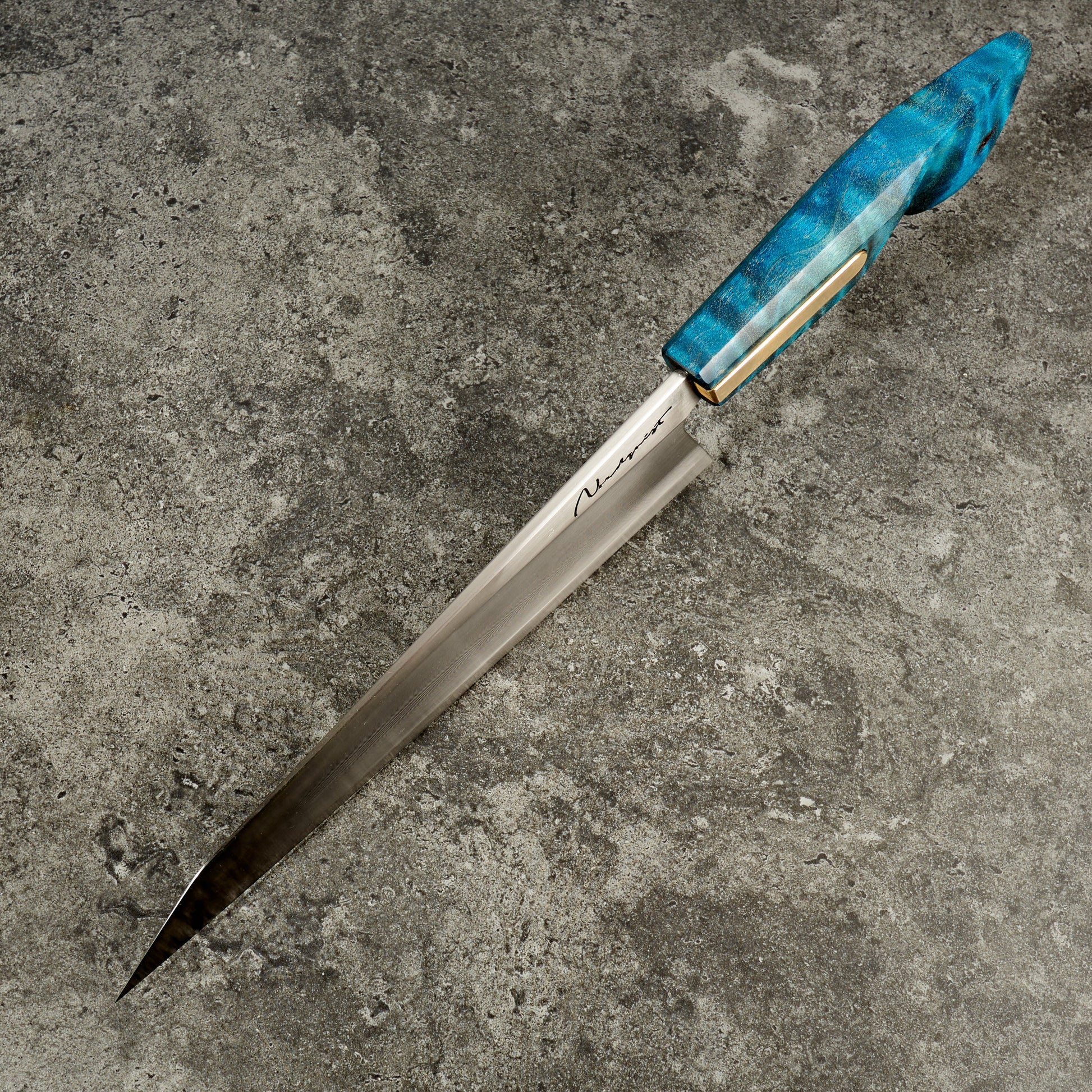 Gyuto 245mm 'S' Grind – handle detail