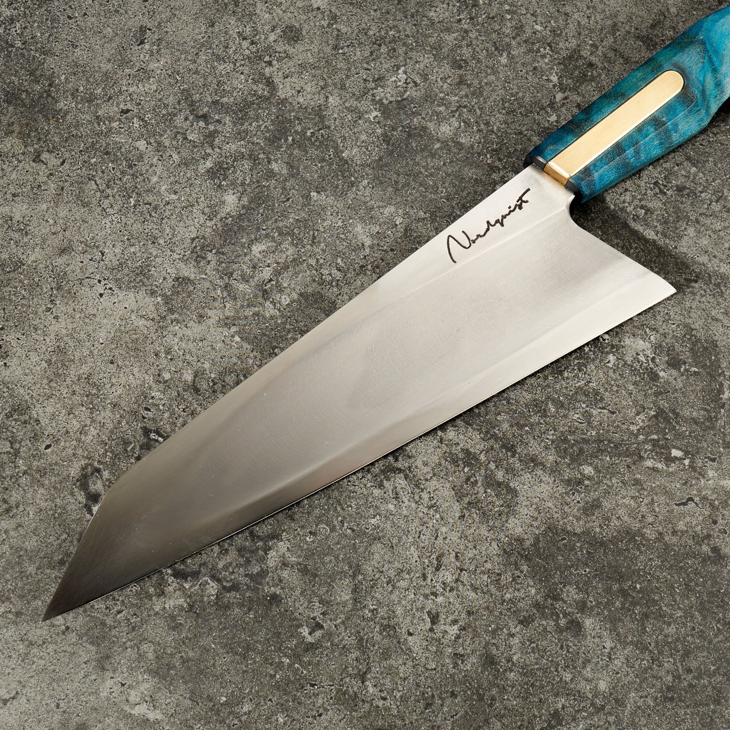 Gyuto 245mm 'S' Grind – blade close-up