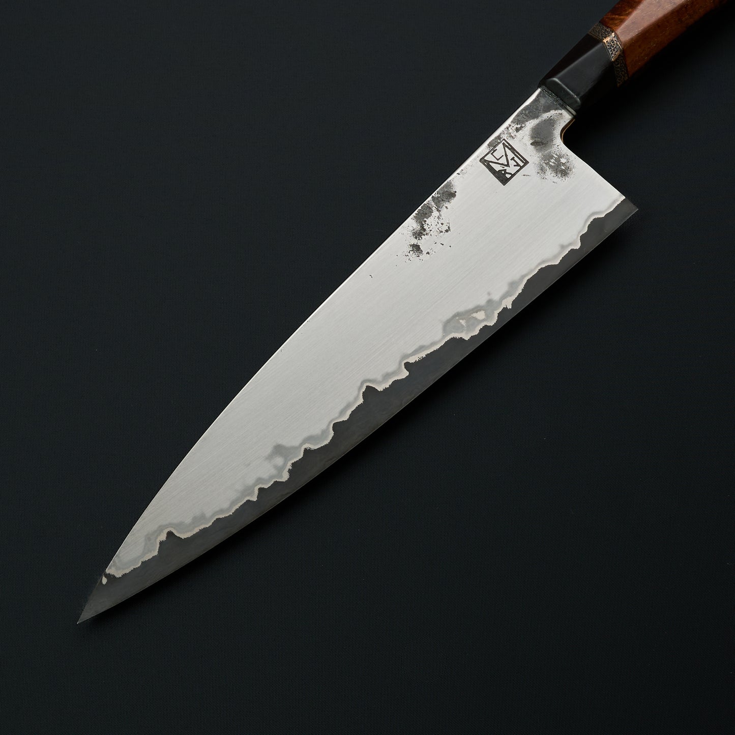 Gyuto 240mm Aogami Super Stainless GoMai Ebony & Bronze Signature Series