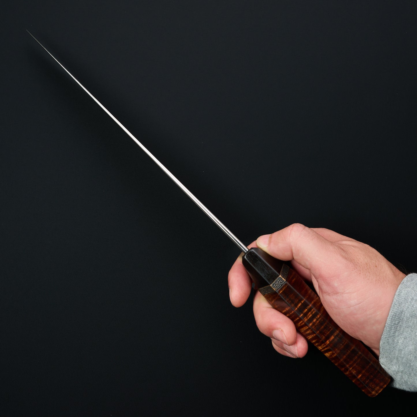 Gyuto 240mm Aogami Super Stainless GoMai Ebony & Bronze Signature Series