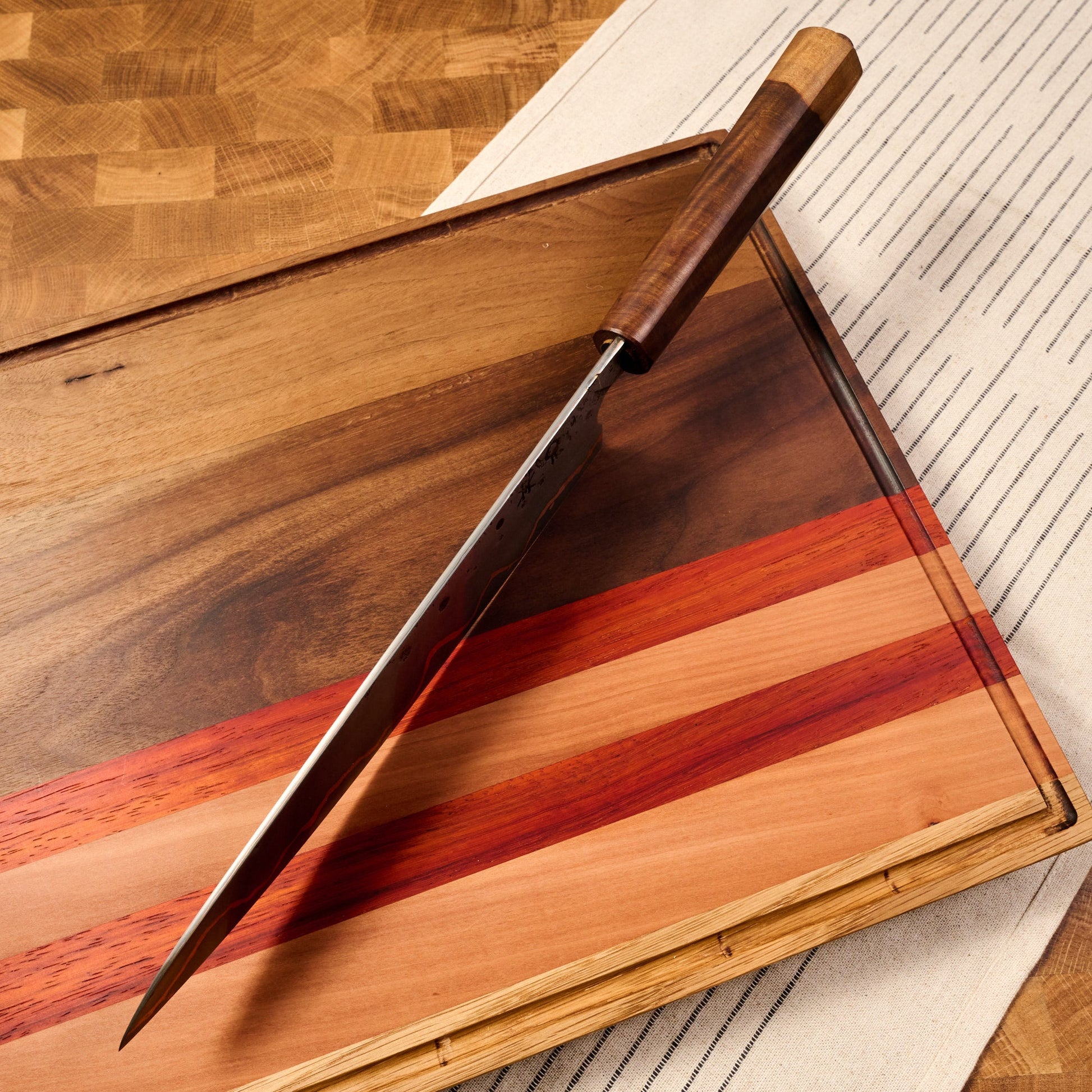 Gyuto 240mm Cru-Core GoMai – side profile