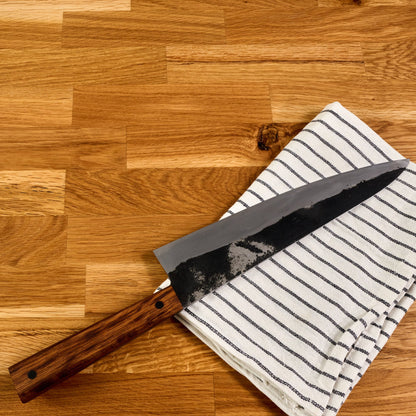 Gyuto 240mm Full Tang Shirogami Iron Clad Kasumi – view 9
