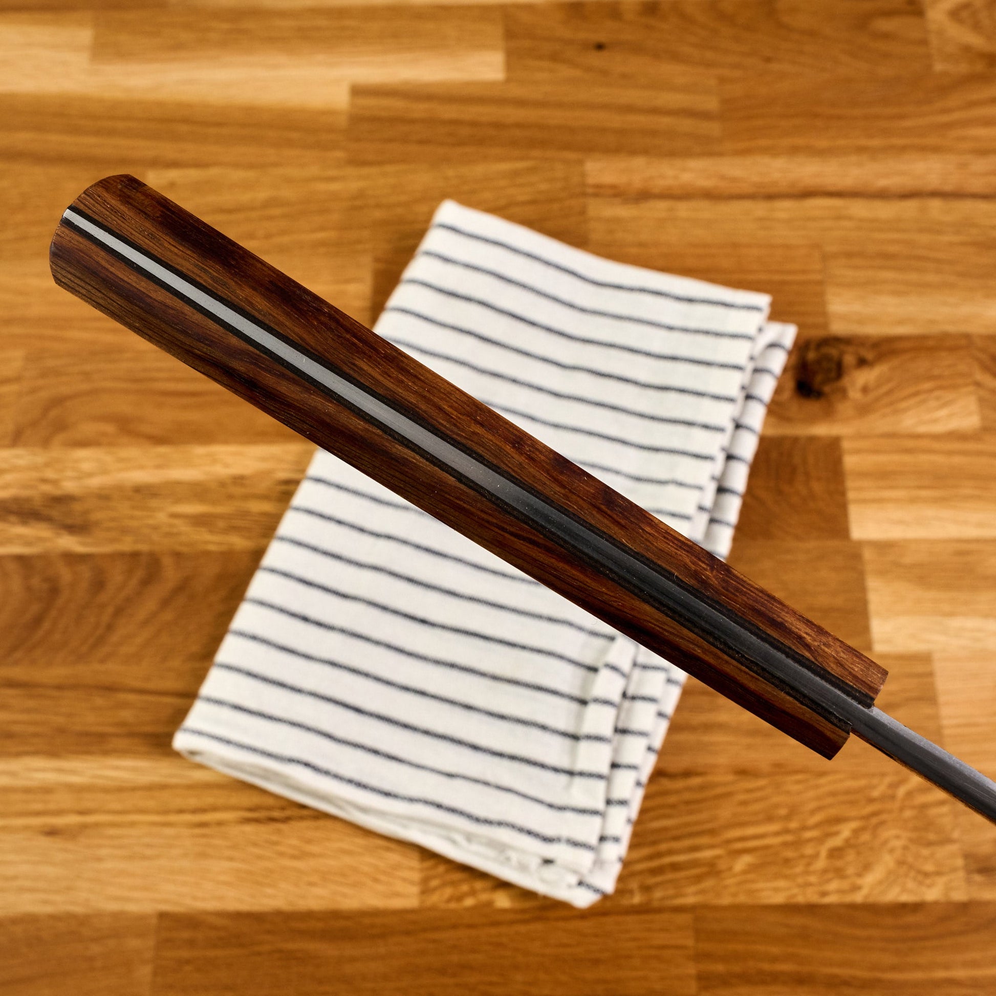 Gyuto 240mm Full Tang Shirogami Iron Clad Kasumi – view 7