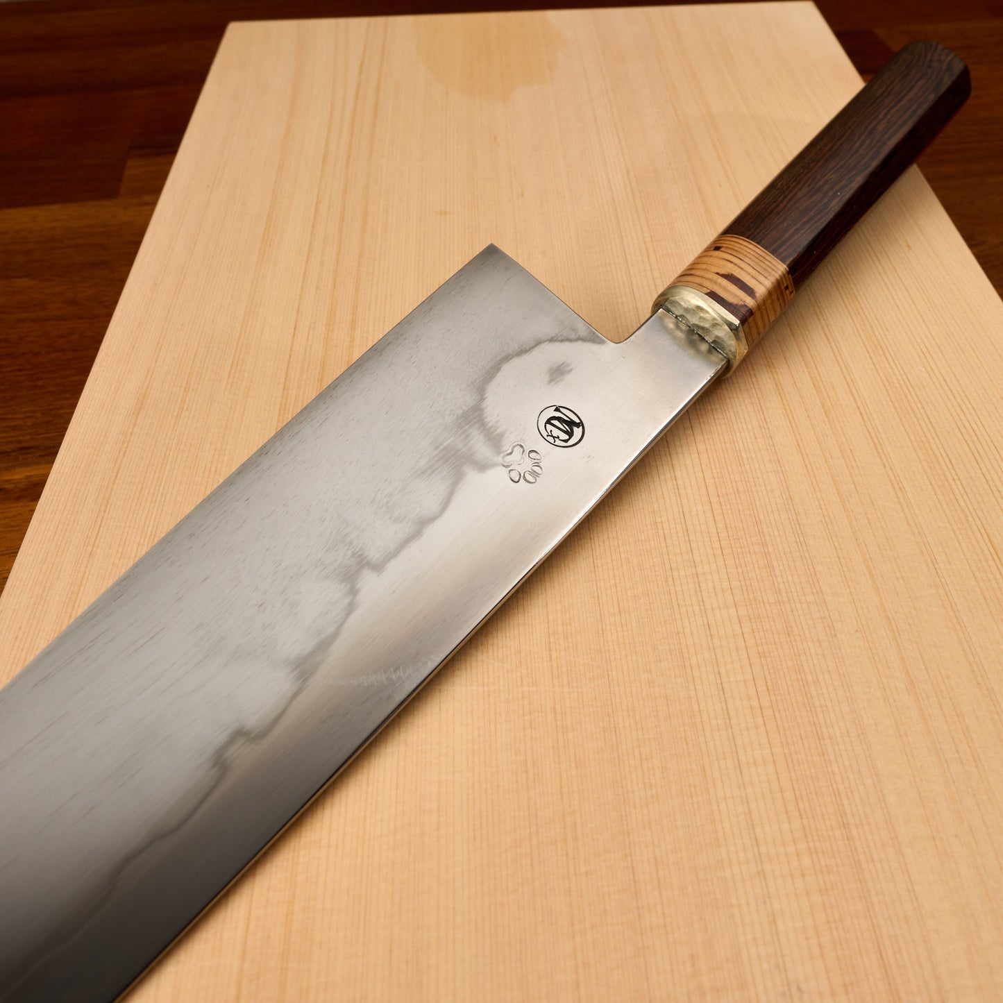 Gyuto 240mm Honyaki  By Jonas Johnsson – detail view