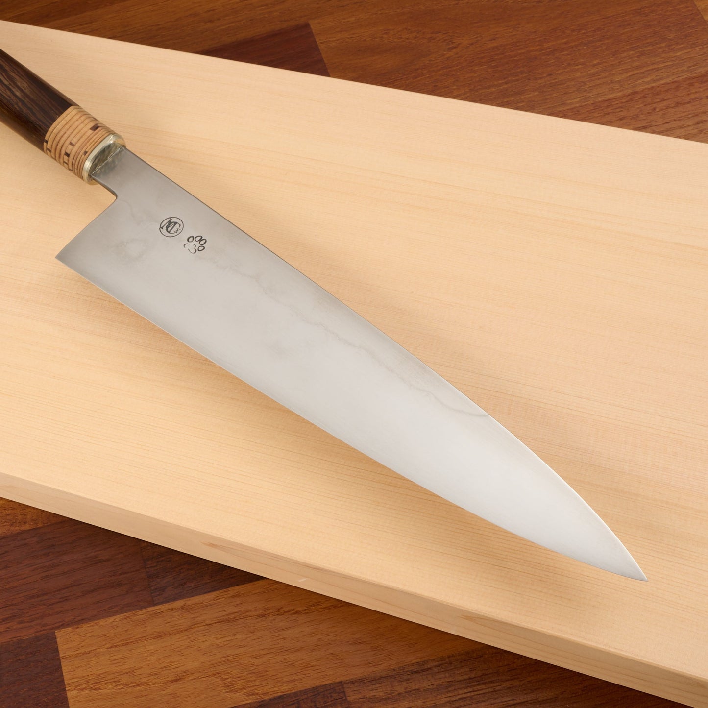 Gyuto 240mm Honyaki  By Jonas Johnsson – blade close-up