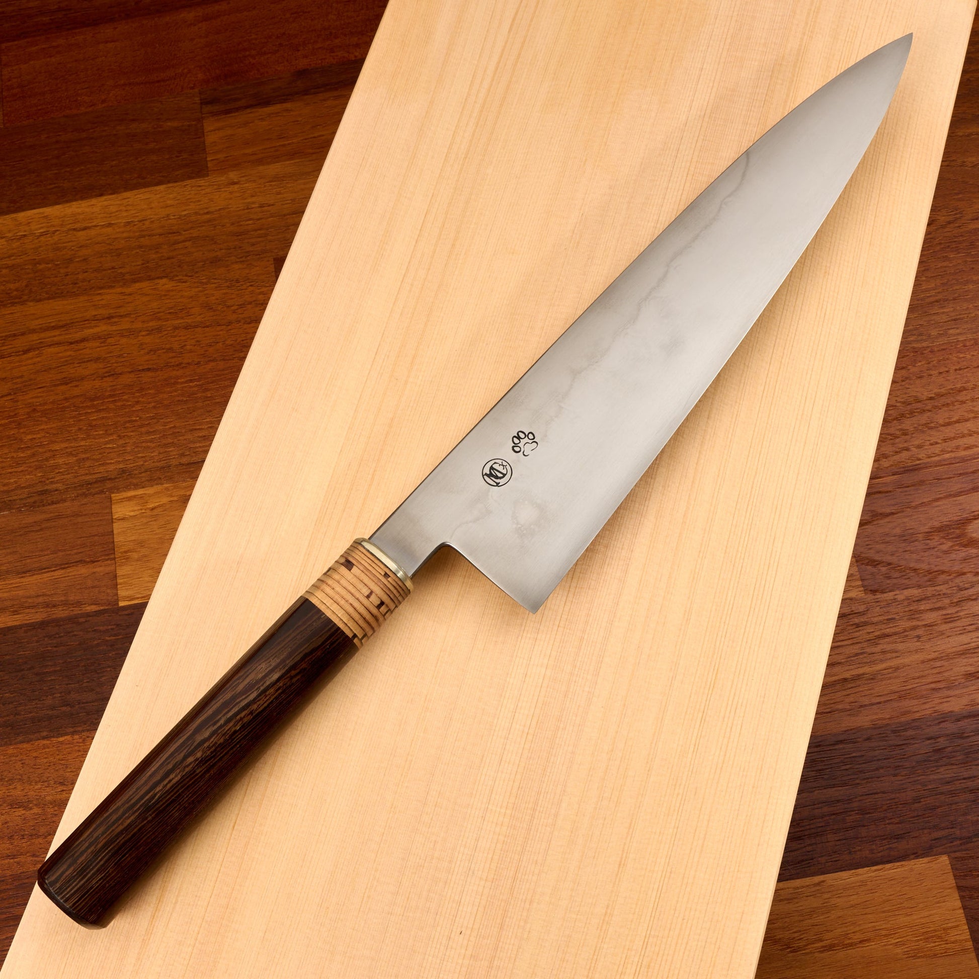 Gyuto 240mm Honyaki  By Jonas Johnsson – side profile