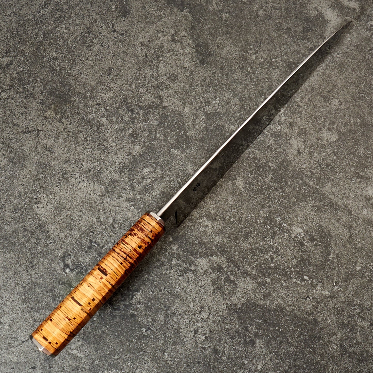 Gyuto 240mm Honyaki - Brute de Forge and Birch Bark – handle detail