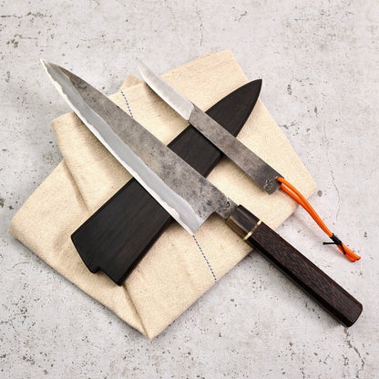 Gyuto 240mm Iron Clad Apex Kogatana Set – detail view