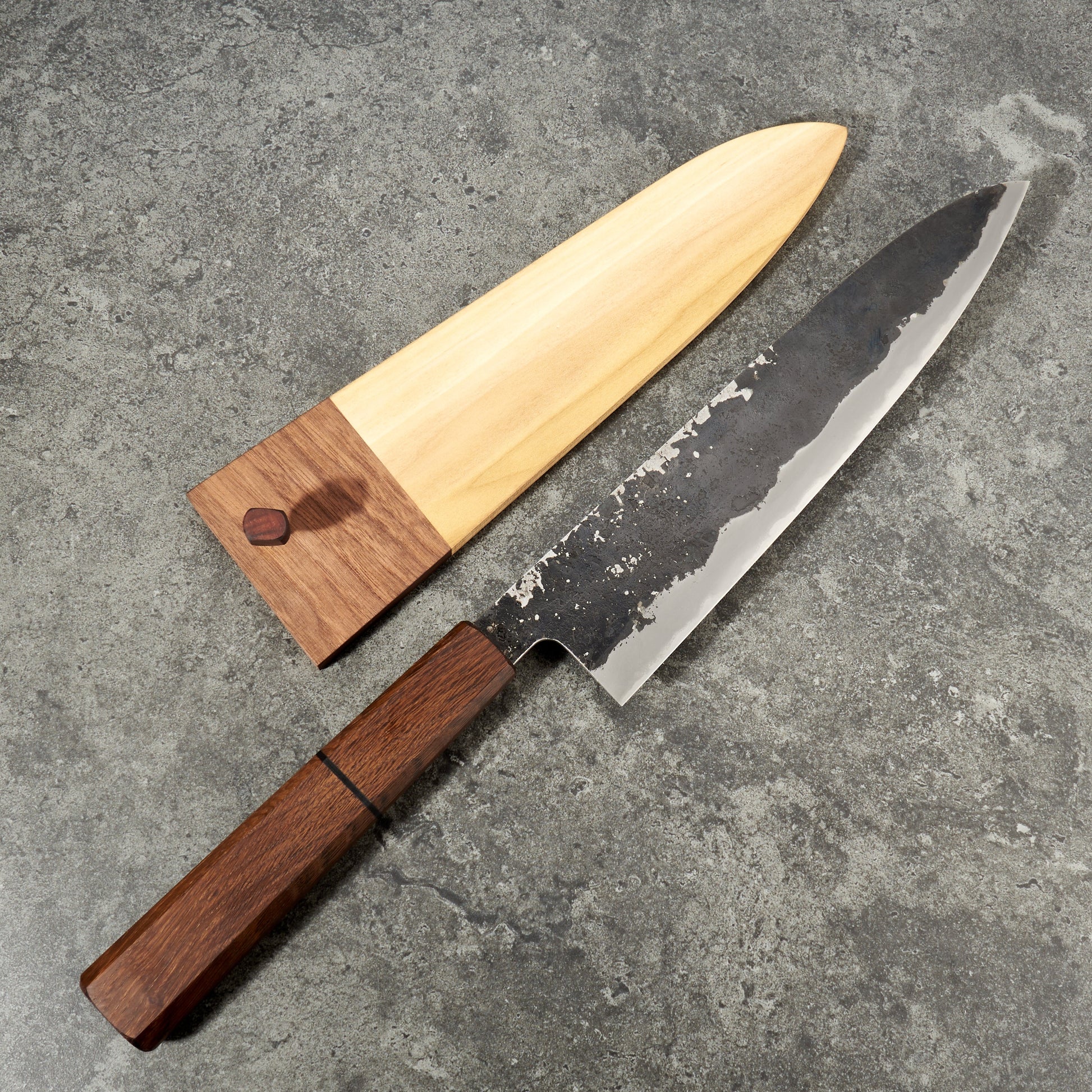 Gyuto 240mm Iron Clad Kurouchi Kasumi – view 9