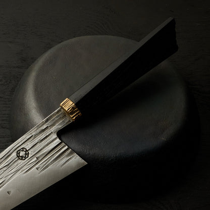 Gyuto 240mm 1.2419 Bog & Brass – side profile