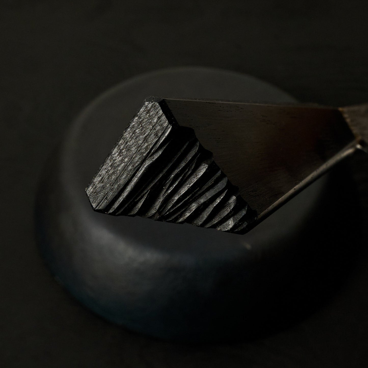Gyuto 240mm 1.2419 Bog & Brass – blade close-up