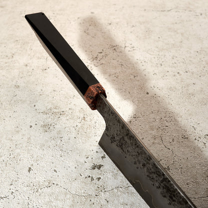 made by karyś X Oblivion Blades Gyuto 240mm OB 80crv2 Textured Go Mai – handle detail