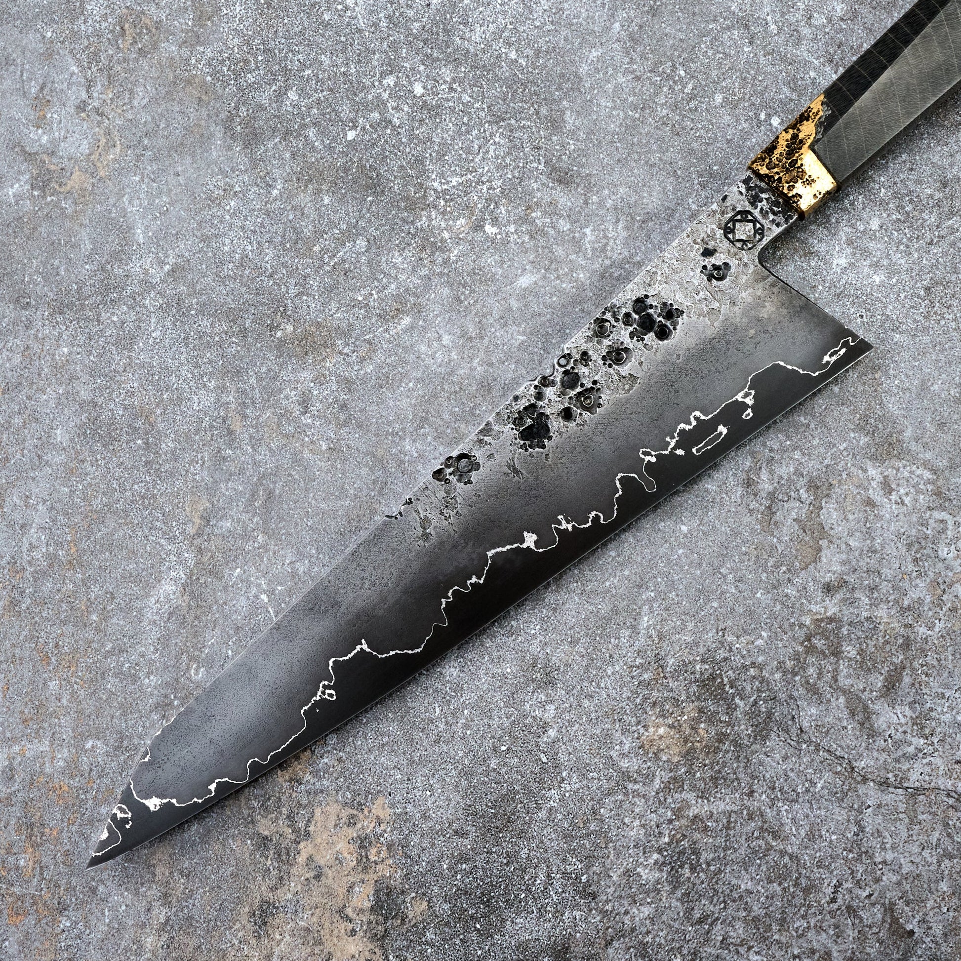 Gyuto 240mm OB Steel 'FRETT' Go Mai – view 7