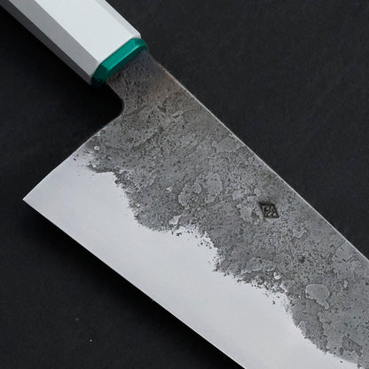 Gyuto 240mm Petrol Mono Take Down – detail view