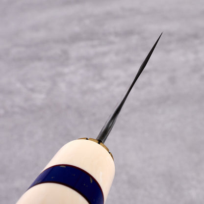 Gyuto 240mm S Grind 410 Stainless Clad 1.2519 SanMai – side profile