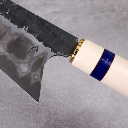 Gyuto 240mm S Grind 410 Stainless Clad 1.2519 SanMai – blade close-up