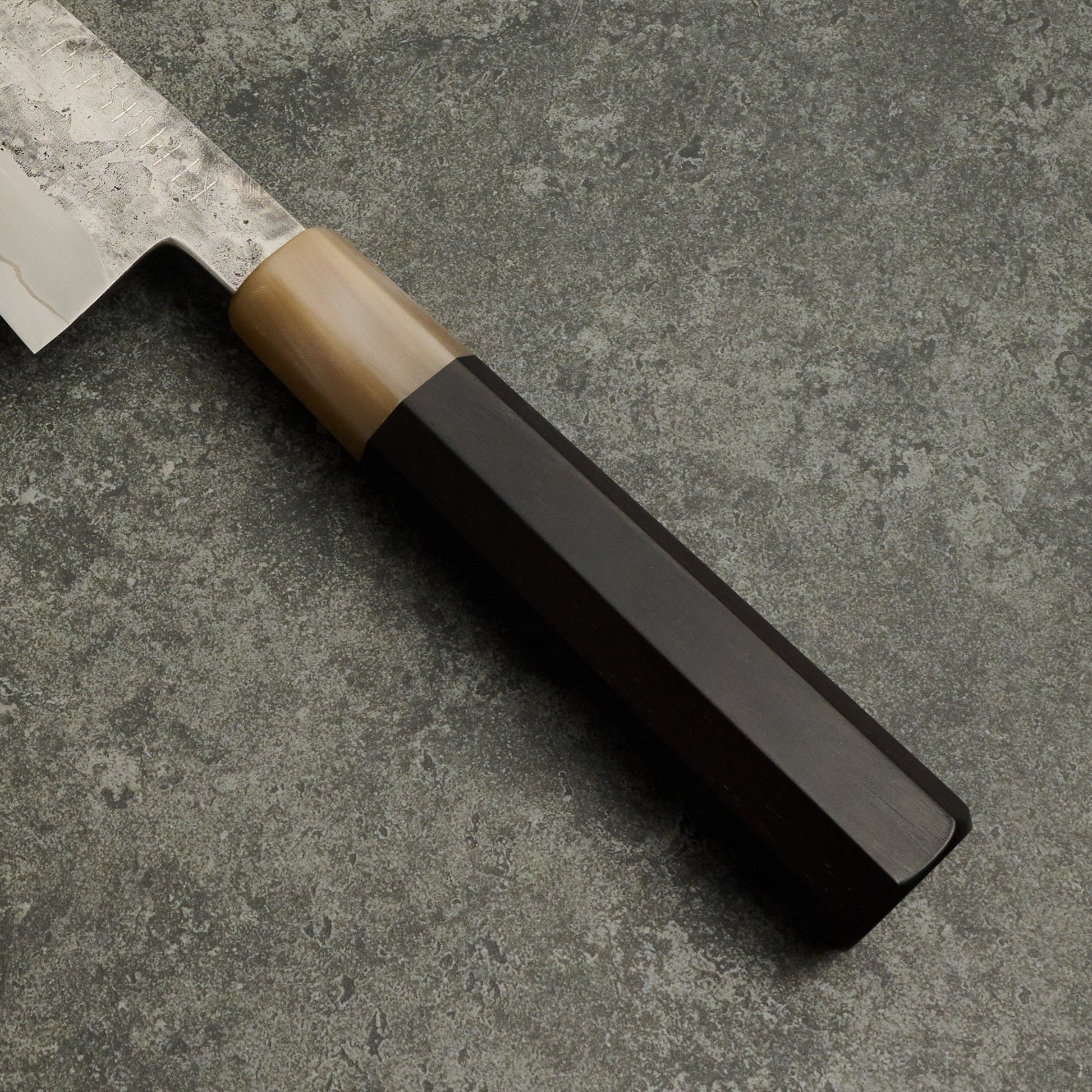 Gyuto 240mm Stainless Clad Apex Ultra Kasumi – handle detail