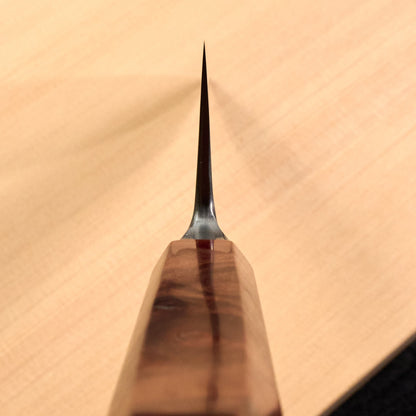 Gyuto 240mm Wrought Iron & Apex Ultra SanMai – side profile