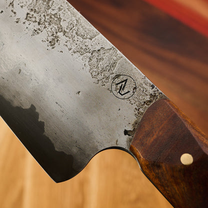 Gyuto 240mm San Mai Wrought Iron Clad Apex Ultra – handle detail