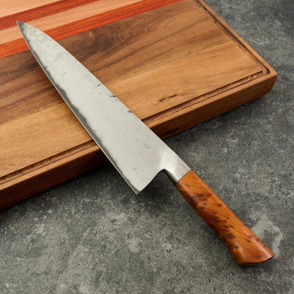 Gyuto 240mm Wrought Iron Clad 1.2519 Warikomi Integral – view 6