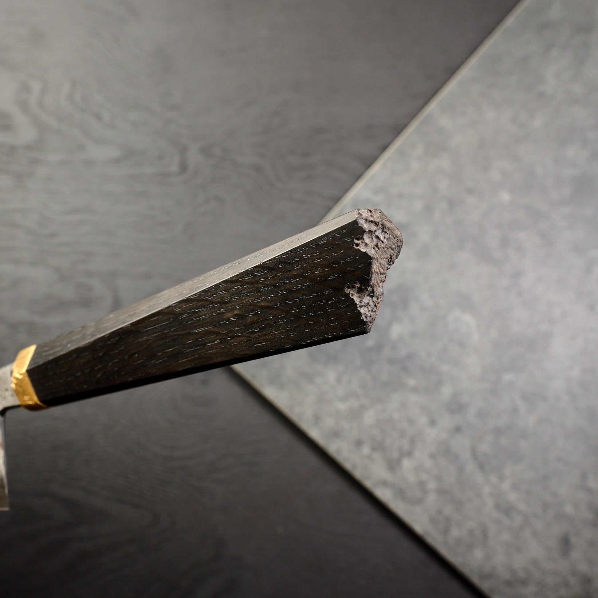 Gyuto 240mm SanMai 'Spicy White' – side profile