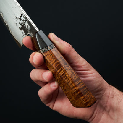 Gyuto 245mm Aogami Super Stainless GoMai Ebony & Bronze Signature Series