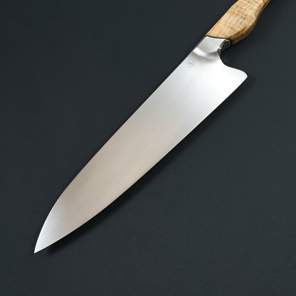 Gyuto 245mm Performance Line Apex Ultra, Ash Burl & G10 – side profile