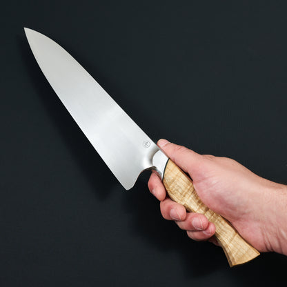 Gyuto 245mm Performance Line Apex Ultra, Ash Burl & G10 – detail view