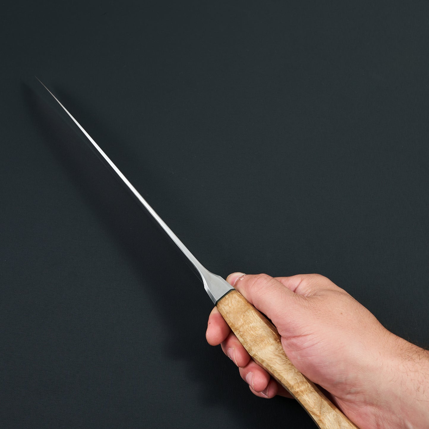 Gyuto 245mm Performance Line Apex Ultra, Ash Burl & G10 – handle detail