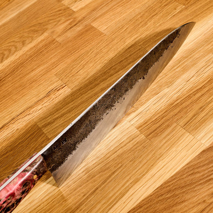 Gyuto 245mm Damascus SanMai – side profile